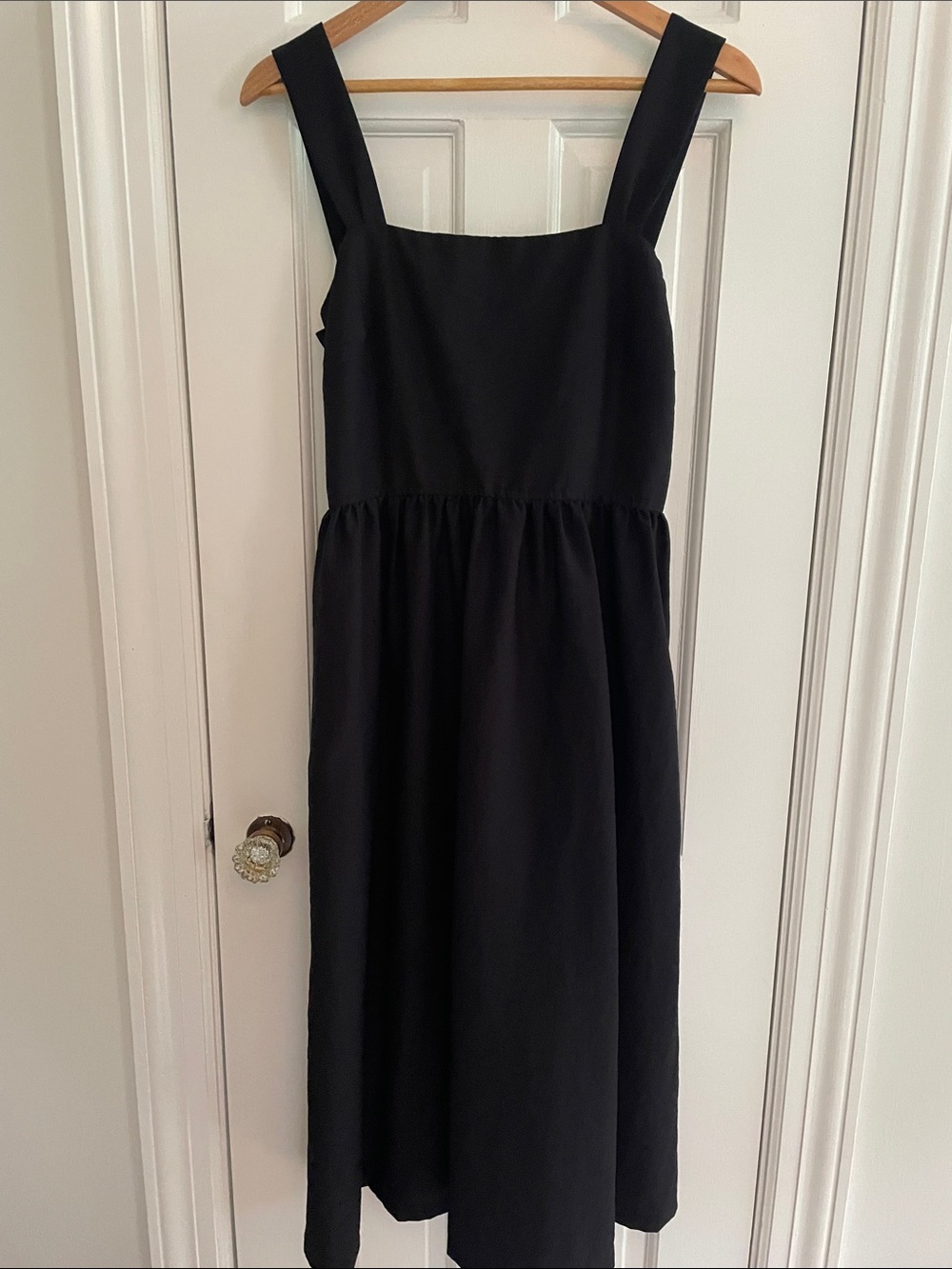 Caslon Black Square Neck Dress